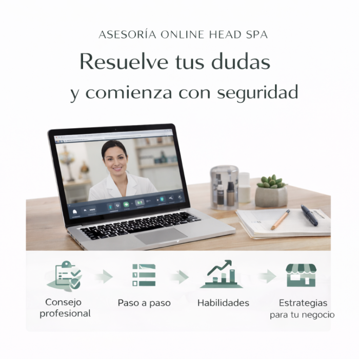 Asesoría Online Head Spa: resuelve tus dudas y comienza con seguridad