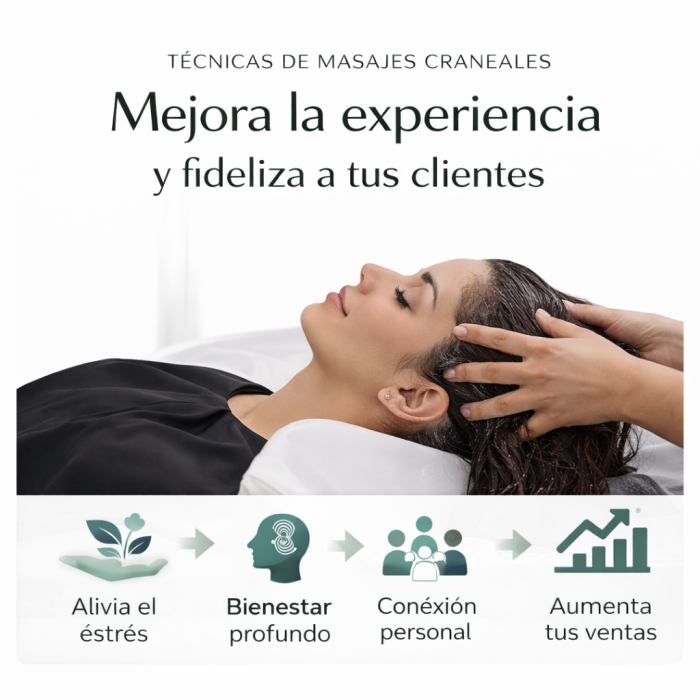 Técnicas de masajes craneales: mejora la experiencia y fideliza